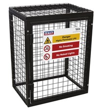 Image of Sealey Safety Cage 2 x 19kg Gas Cylinders GCSC219