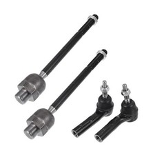  4pcs Front Inner Outer Tie Rod Ends Kit Suspension Steering Tie Rod End for 