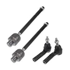  4pcs Front Inner Outer Tie Rod Ends Kit Suspension Steering Tie Rod End for 