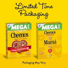 Cheerios, Heart Healthy Gluten Free Breakfast Cereal, Mega Size, 24 oz