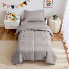 Bedding Set - 4 Piece Hypoallergenic Baby Crib Bedding Set for Boys and Girls...