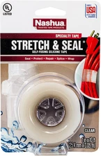 - 1 In. X 10 Ft. Stretch & Seal Self-Fusing Silicone Tape in Clear
