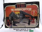 Imperial Tie Interceptor 100% Complete Star Wars ROTJ 1983 Kenner Vehicle