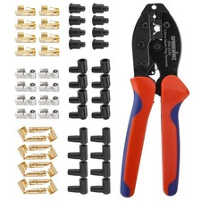 Spark Plug Wire Crimping Tool Kit 18090straight Coil Terminals24pcs Boots