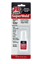 JB Weld SuperWeld Clear Instant Super Glue 6g Strong Bond Cyanoacrylate