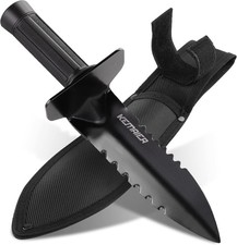 Metal Detector Shovel Heavy Duty Double Serrated Edge Digger Metal Detecting