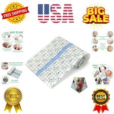 Tattoo Aftercare Bandage Roll 6" x 2 Yard - Waterproof Transparent Film for T...