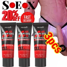 3pcs Male Enhancement Gel Cream Enlargement Cream Care Time Sex Delay For Men US