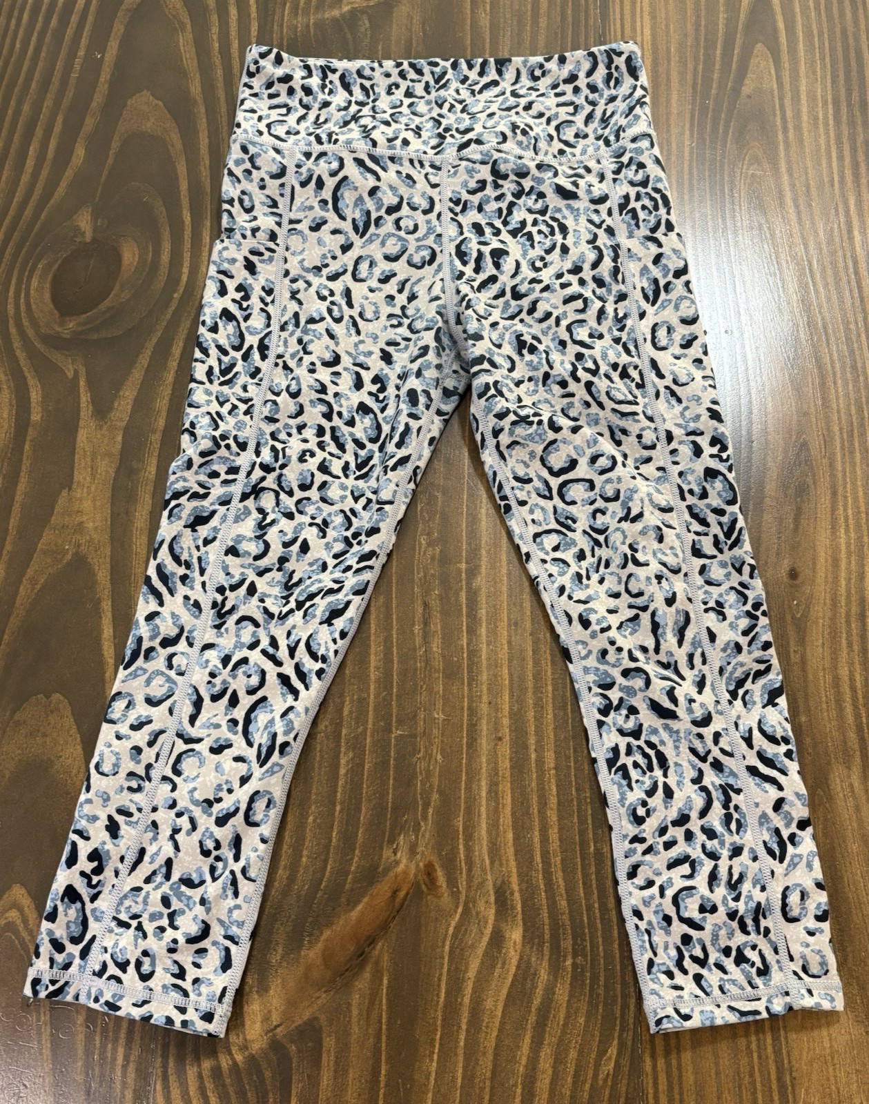 OUGES Leggings Womens Leopard Print High Rise Str… - image 1