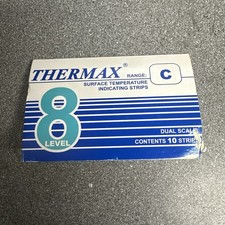 Tmc 10 Strips Thermax Temperature Label 8 Level Range C 116-154°C/241-309℉ as
