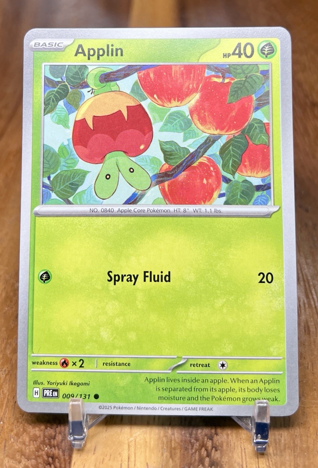 Applin 009/131 Common Prismatic Evolutions Pokemon Near Mint