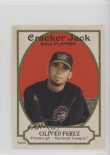 2005 Topps Cracker Jack Mini Stickers Oliver Perez #137 fm0