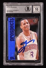 Allen Iverson Signed 1996-97 SP #141 RC (BGS | Autograph Grade 10)