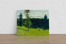 Claude Monet "Train in the Country" Canvas Print Wall Art Home Decor