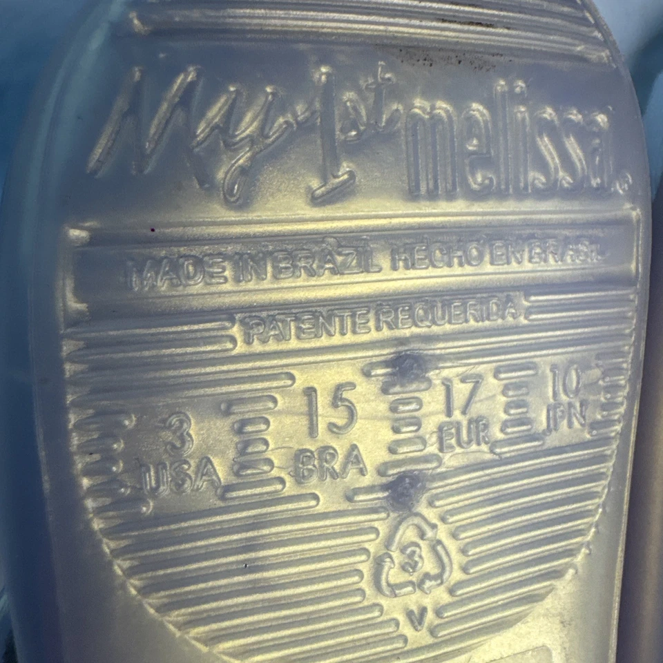 Infant Girl My First Mini Melissa Ultragirl Pisos con Lazo Nacarado Talla 3 1040 Foto 4 de 4