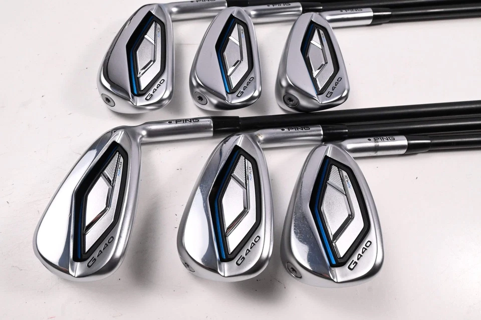 Ping G440 Irons / 5-PW / Black Dot / Senior Flex Ping Alta CB Blue AWT Shafts - Image 2 of 4
