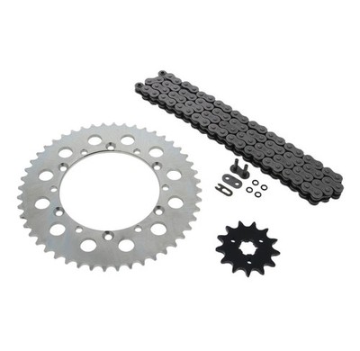 1996 1997 1998 1999 Kawasaki KX125 125 O Ring Chain & Sprocket Silver 13/48 112L
