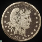 1899-S Barber Liberty Head Quarter - Good Details: Corroded