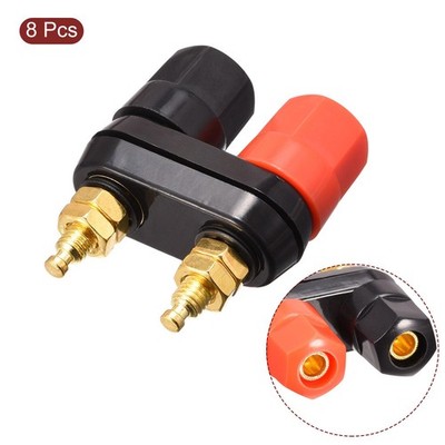 SHOTAY Boîte De Jonction Audio - 2 Prises Jack 1/4" Et 2 Speakon, Noir Métal - Pour Enceintes PA, DJ Ou Remplacement