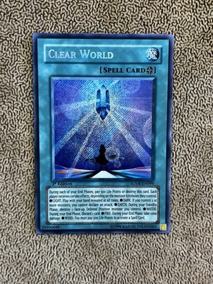 Clear World SOVR-DE099 1. Auflage Secret Rare Yu-Gi-Oh! NM