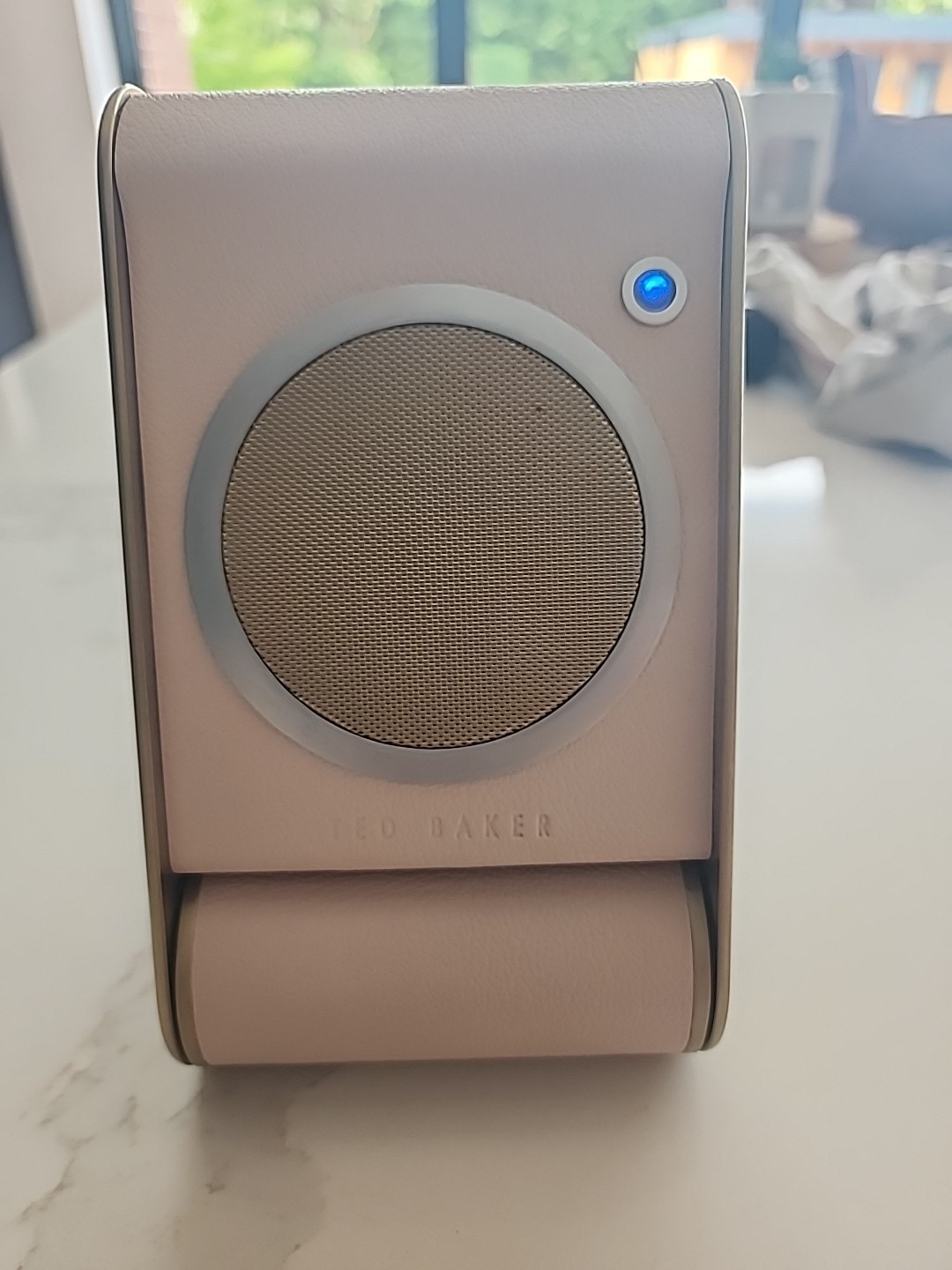 Ted Baker Portable Bluetooth Wireless Speaker with Leather Case - Untested