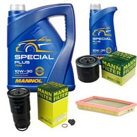 Inspektionspaket 6L Mannol Special Plus 10W-30 FüR Mazda Premacy 2.0 TD 323 F