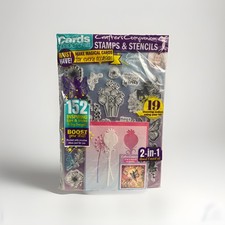 Revista Simply Cards Papercraft con juego de plantillas y máscaras de estampillas gratis