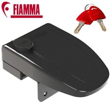 FIAMMA SAFE DOOR LOCK FRAMED BLACK HIGH SECURITY MOTORHOME & CARAVAN 08022-01A