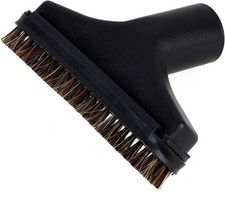 Black Square Dusting Brush Horse Hair Fit 1.25" Vacuum Attachment Replacement