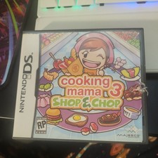 Cooking Mama 3: Shop & Chop for Nintendo DS 3DS Console System COMPLETE CIB