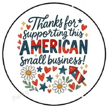 THANK YOU FOR SUPPORTING THIS AMERICAN BUSINESS ENVELOPE SEALS LABELS STICKERS
