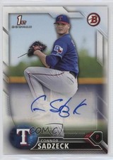 2016 Bowman Retail Prospect Auto Connor Sadzeck #PA-CS Auto 7eo
