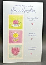 Happy Birthday Granddaughter Greeting Card w/Envelope