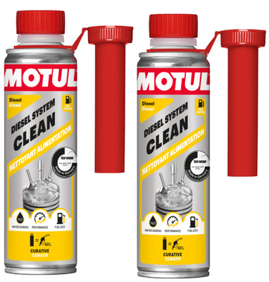 MOTUL DIESEL SYSTEM CLEAN AUTO PRO 2x300 ml Kraftstoff Systemreiniger Additiv