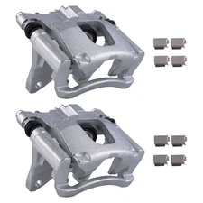 Rear L + R Brake Calipers w/ Bracket for Dodge Nitro 07-18 Jeep Liberty Wrangler