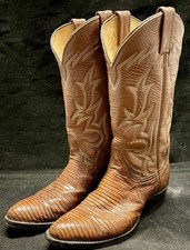 Woman s Tony Lama Lizard Skin Western Cowboy Boots El Paso TX USA - SIZE 6B