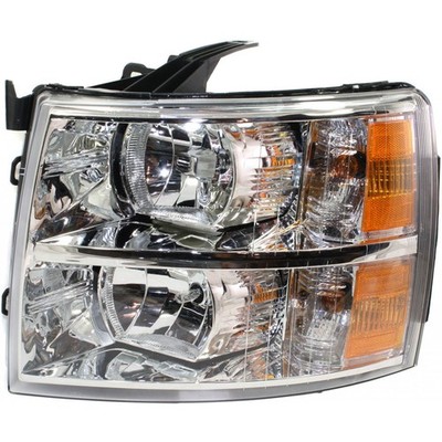 For 2007-2014 Chevy Silverado 3500 HD Headlight Driver Side CAPA GM2502280