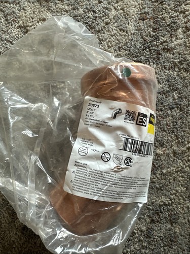 Viega 20673 ProPress Copper XL 45° Street Elbow 3" P x 3" FTG Zero Lead
