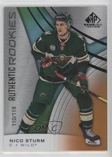 2019 SP Game Used Authentic Rookies Orange Rainbow 110/118 Nico Sturm #189 a3q