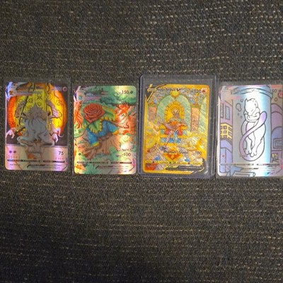 Pokemon Non TCG Custom Holo Lot 4 #100 Venusaur VMAX #150 English Gengar Gang