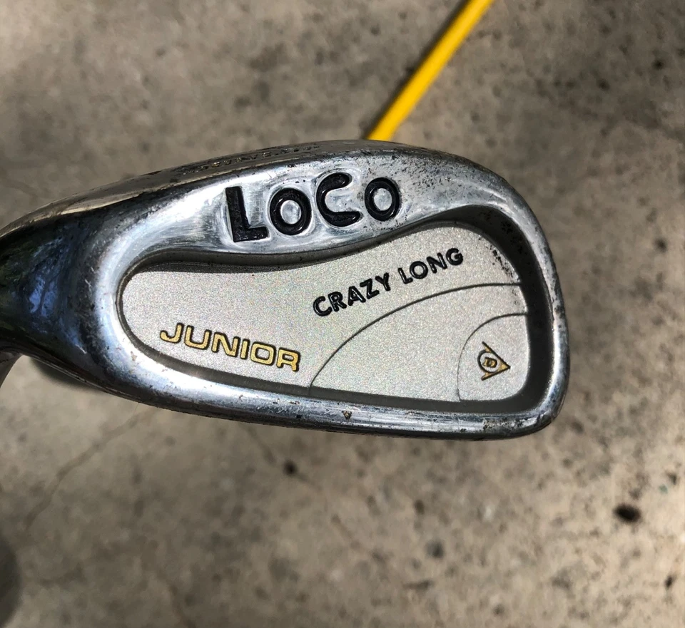 Juego de varillas de grafito Dunlop Loco Junior Crazy Long Iron 5 y 6 hierros para diestros Foto 4 de 4