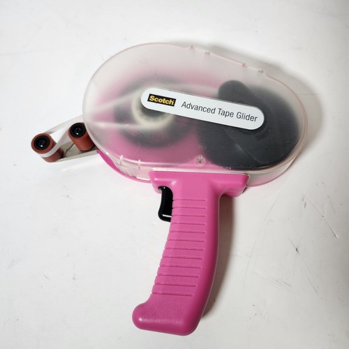 Scotch Advanced Tape Glider Pink Double Sided Tape Applicator ATG Gun 