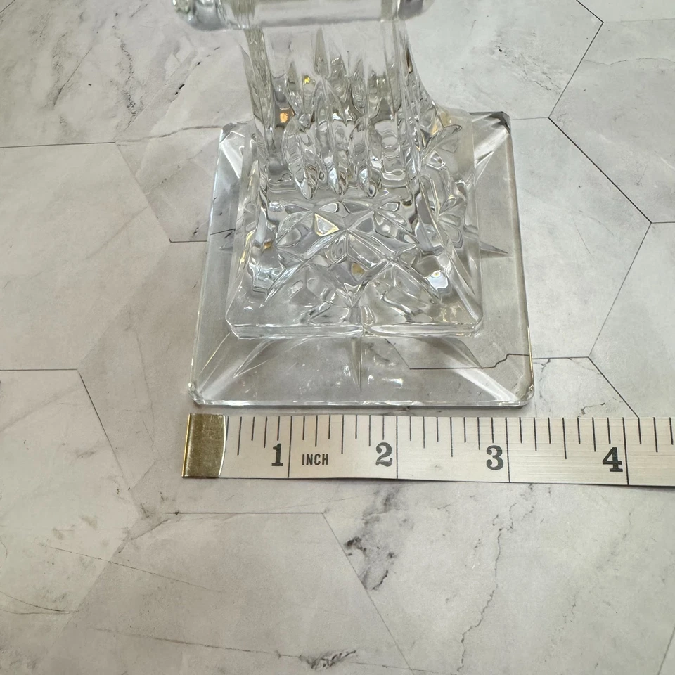 Candelabros Waterford Crystal Lismore Ireland 6" sin astillas usados en excelente estado Foto 4 de 4