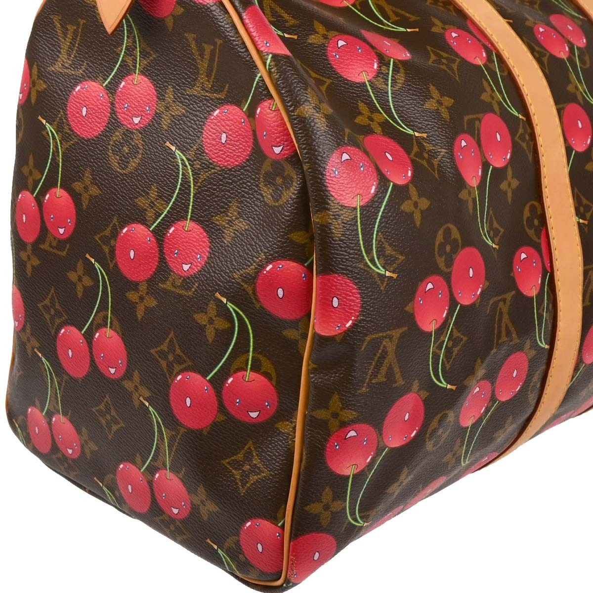 Louis Vuitton Monogram Cherry Keepall 45 Duffle Handbag M95011 195846 image 3
