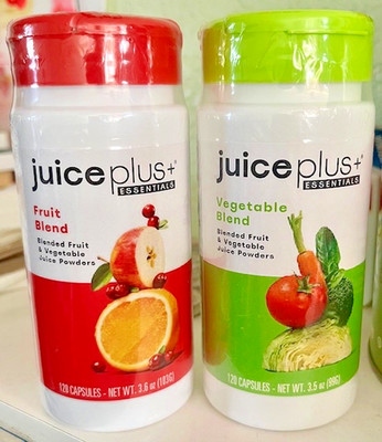 SALE! - Juice Plus+ ESSENTIALS - 1 Fruit Blend & 1 Vegetable Blend  - 240 Caps!