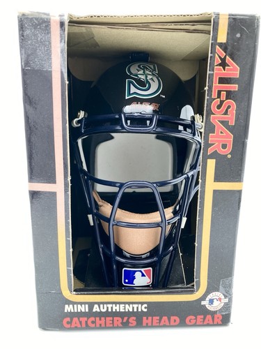 Vintage Seattle Mariners MLB All-Star Mini Authentic Catchers Head Gear