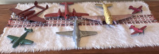 Vintage ~1940-50 Tin and Cast Iron Toy Airplanes Lot