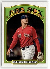 Garrett Whitlock 2021 Topps Heritage Boston Red Sox Rookie #518