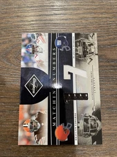 2008 Leaf Limited #MN-8 Braylon Edwards / Plaxico Burress Matching Jerseys #/100