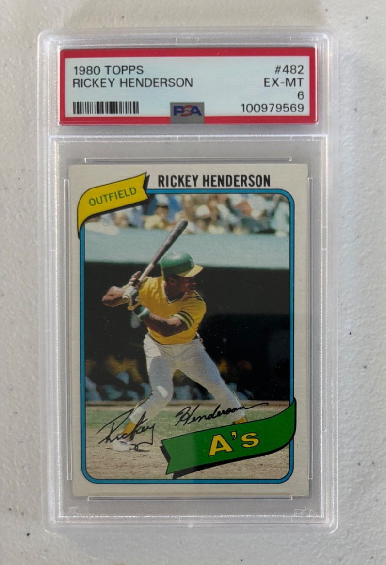 Rickey Henderson 1980 Topps #482 Base Price Guide - Sports Card
